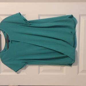 EMERALD Green Short Sleeve blouse Medium